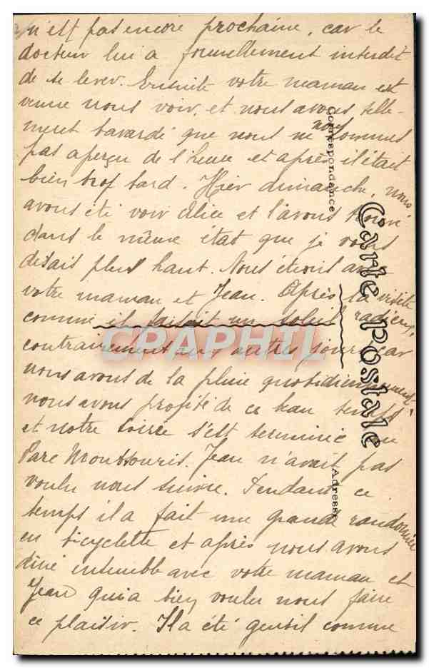 CPA Exposition des Arts Decoratifs Jardin du Pavillon de Nice  — Rückseite