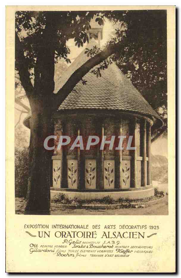 Un oratoire alsacien — Exposition internationale des arts décoratifs 1925 — S.A.R.G. et autres artisans