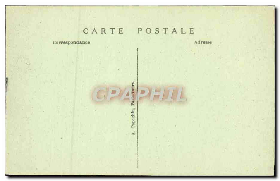 CPA Paris Exposition des Arts Decoratifs 1925 Le village francais Maison d'habitation bourgeoise Auberge Paysanne  — Verso