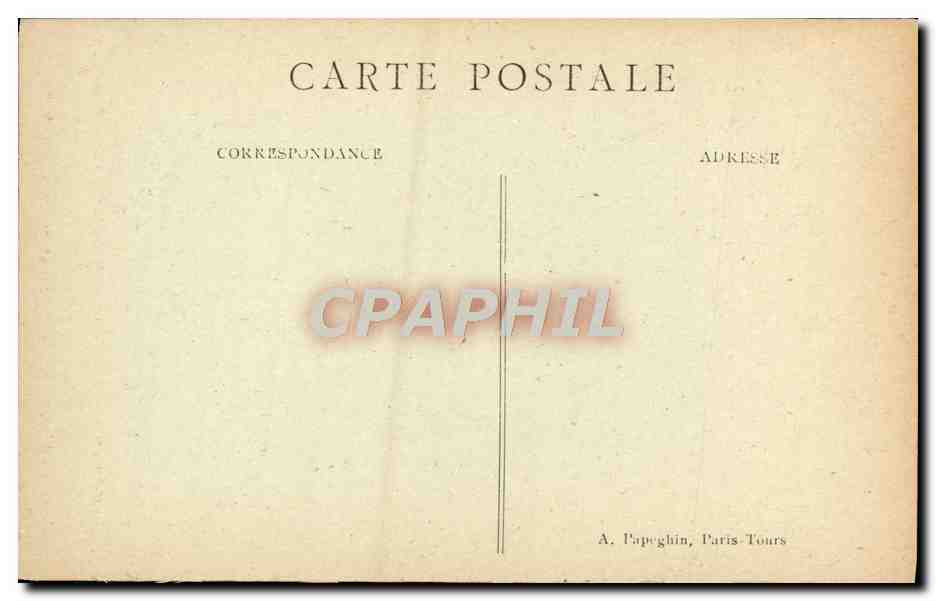 CPA Langeais L'Entree du Chateau — Rückseite