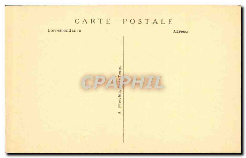 CPA Langeais Le Chateau  — Rückseite