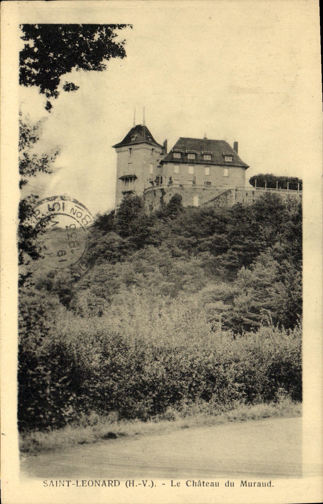 CPA Saint Leonard Le Chateau du Muraud 