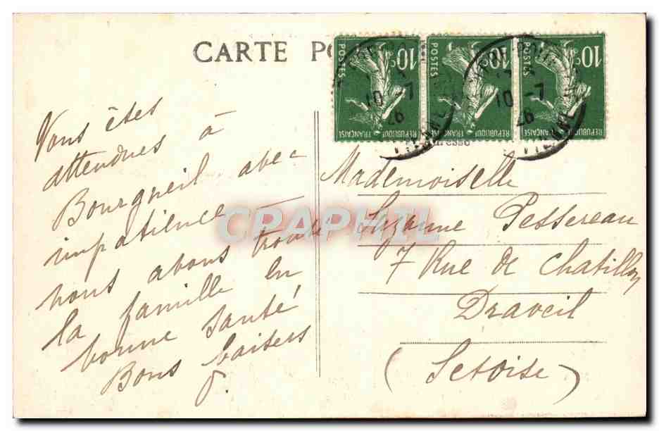 CPA Bussiere Poitevine Chateau de Busserolles Sejour d'Henri IV — Back