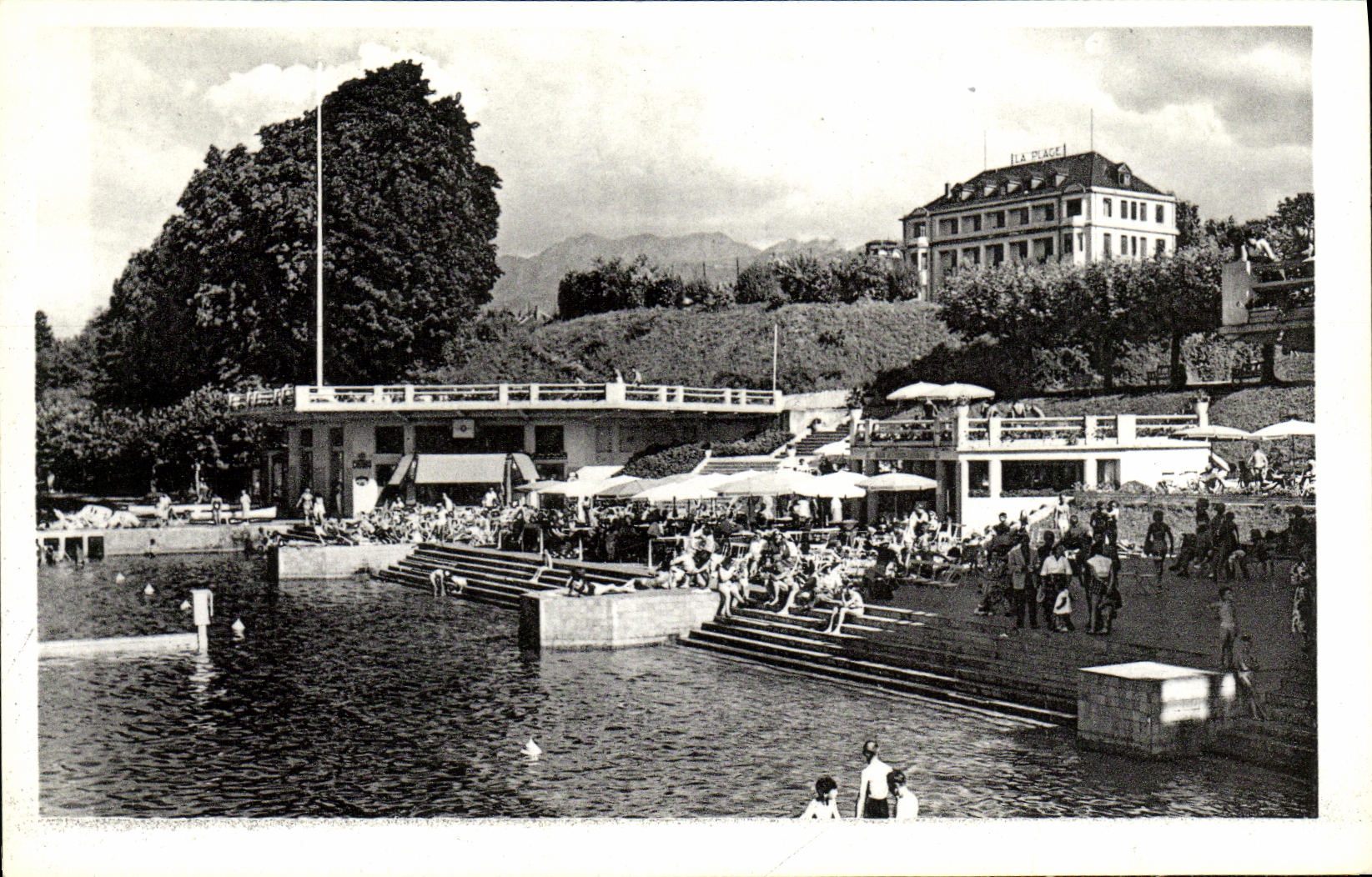 CPA Evian les Bains La Plage 