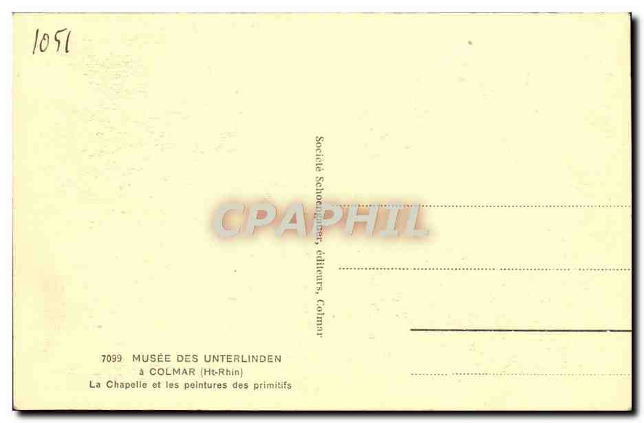 Musée des Unterlinden — La chapelle et les peintures des primitifs — Société Schoeller, Colmar — Reverso