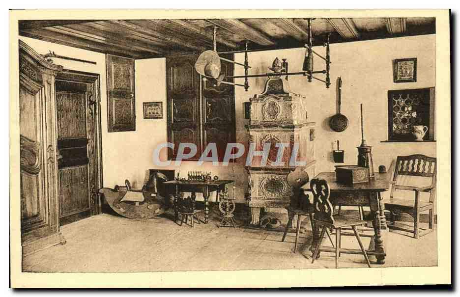 CPA Musee des Unterlinden a Colmar Chambre alsacinne II