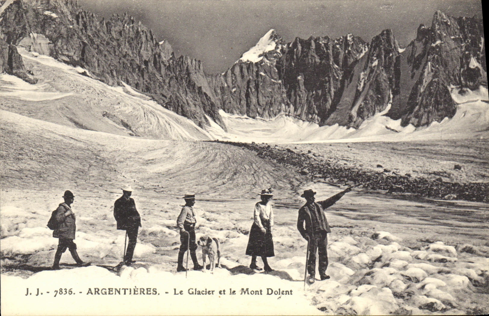 CPA Argentieres Le Glacier et le Mont Dolent Alpinisme