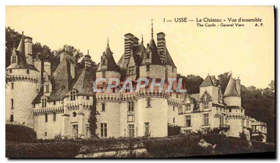 CPA Usse Le Chateau Vue d'ensemble 