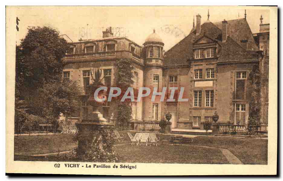 CPA Vichy Le Pavillon De Sevigne