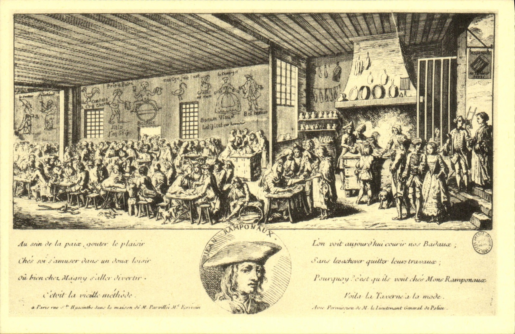 CPA Ramponneau Avenue Marceau Paris Restaurant 
