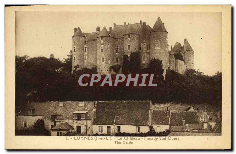 CPA Luynes Le Chateau Facade Sud Ouest