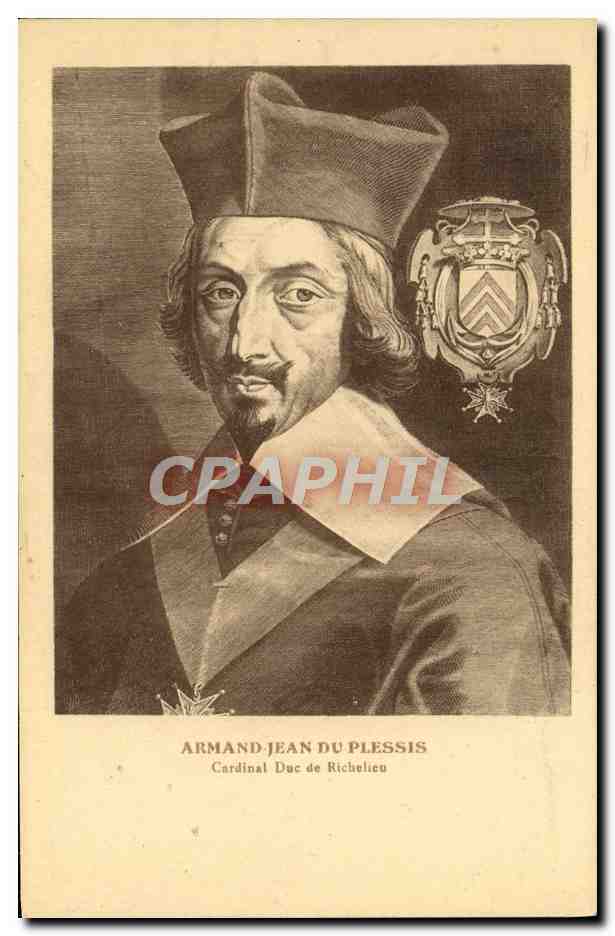 CPA ARmand Jean Du Plessis Cardinal Dac De Richelieu
