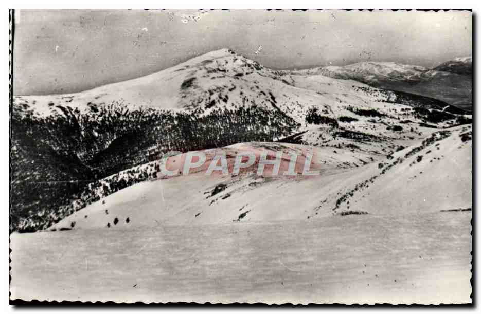 Puerto de Navacerrada — Bola del Mundo y Laguna de Peñalara — Altitud: 2.181 m. — Heliotípica Artística Española - Madrid