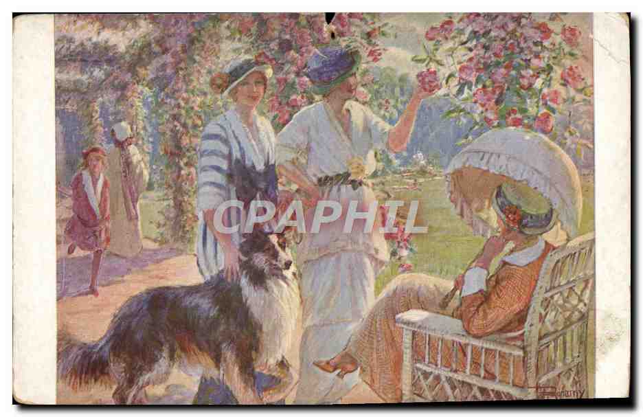 Rosengarten in Bagatelle — A. Bonamy, Pinxit. N° III