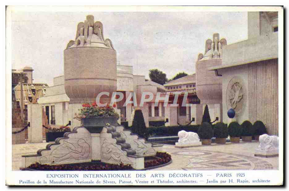 CPA Exposition Internationale Des Arts Decoratifs Paris Pavillon De La Manufacture Nationale De Sevres