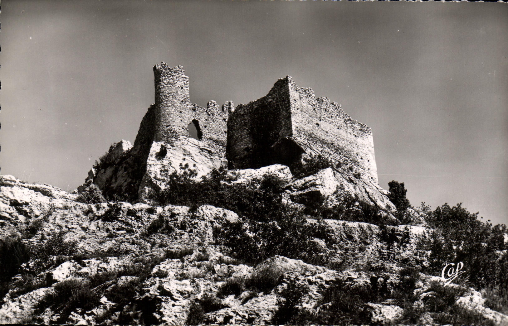 CPA Fontaine De Vaucluse Le Chateau De Petrarque