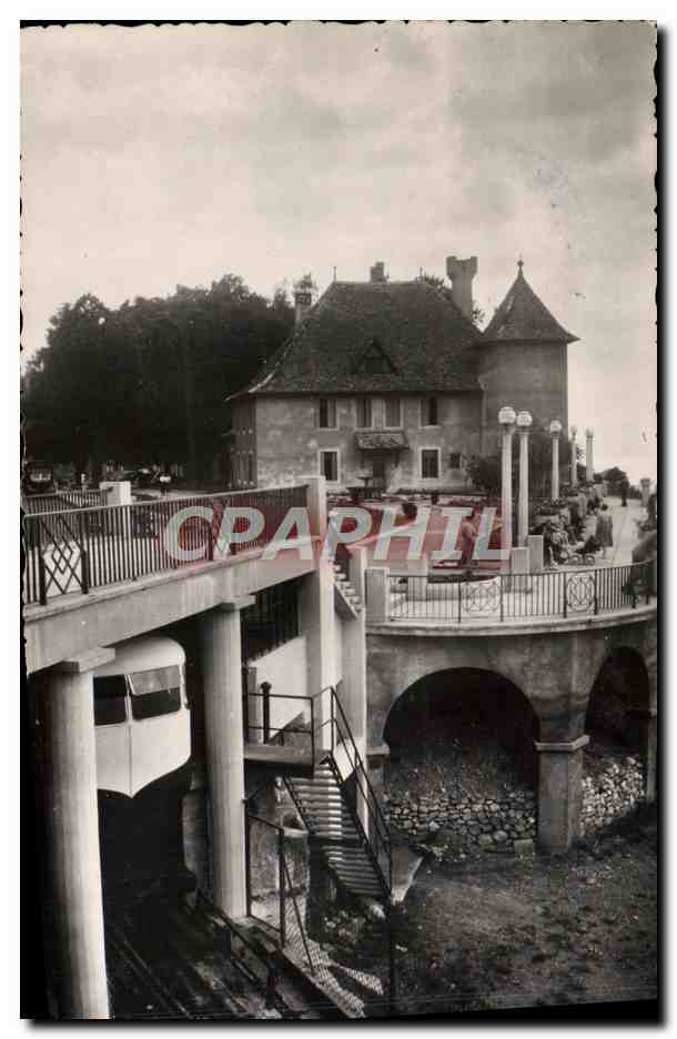CPA Thonon Les Bains Le Funiculaire 