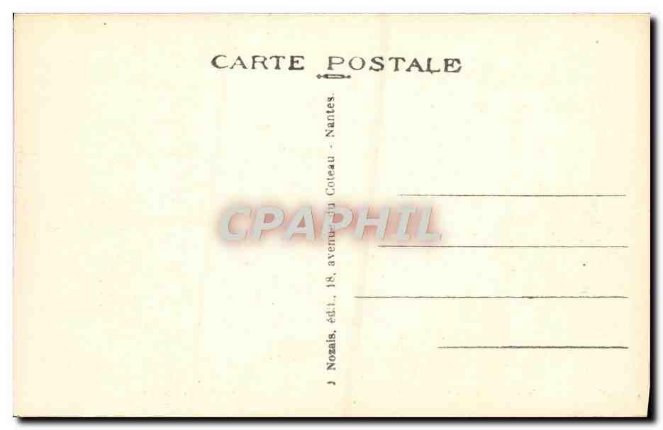 CPA Bressuire Fragment D'Une Tour des remaprts — Rückseite