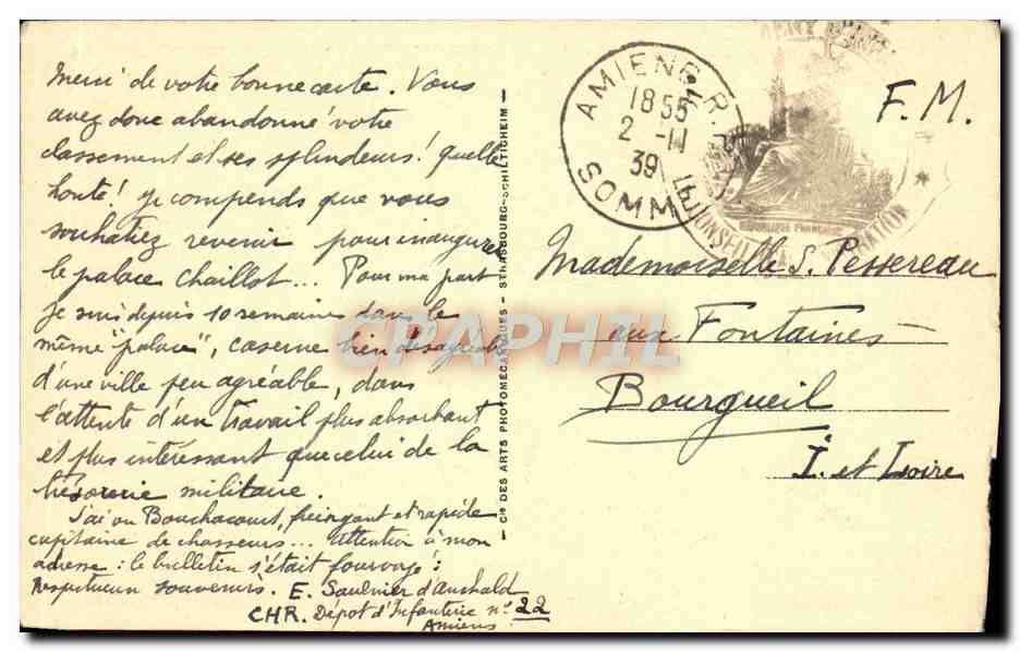 CPA Amiens La Cathedrale La Rose nord — Reverso