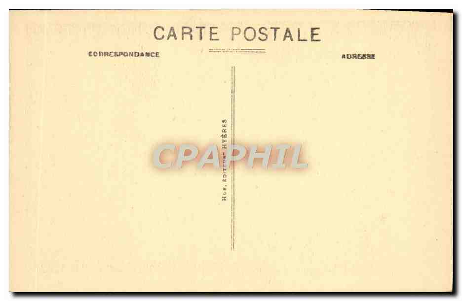 CPA Carqueiranne Les Pins Aux Salettes — Rückseite