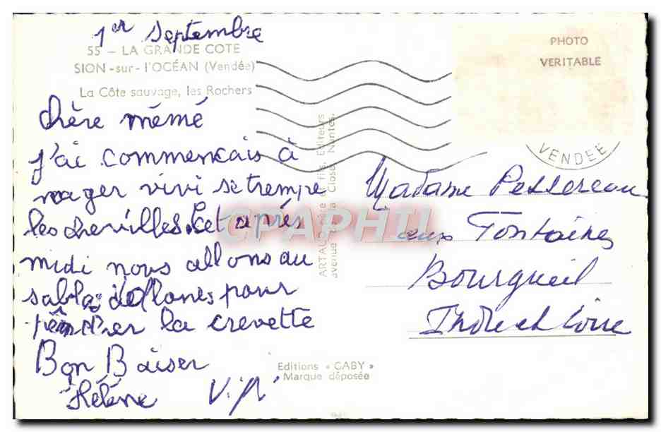 Sion-sur-l'Océan — Les Rochers — Editions GABY — Reverso