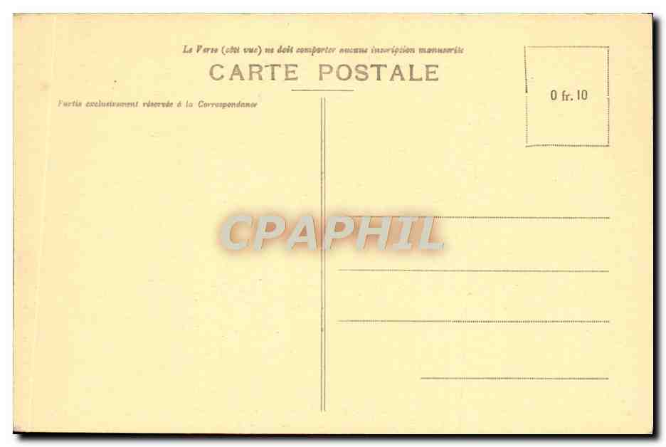 CPA Rueil Chambre De l'Imperatrice Napoleon Josephine — Rückseite