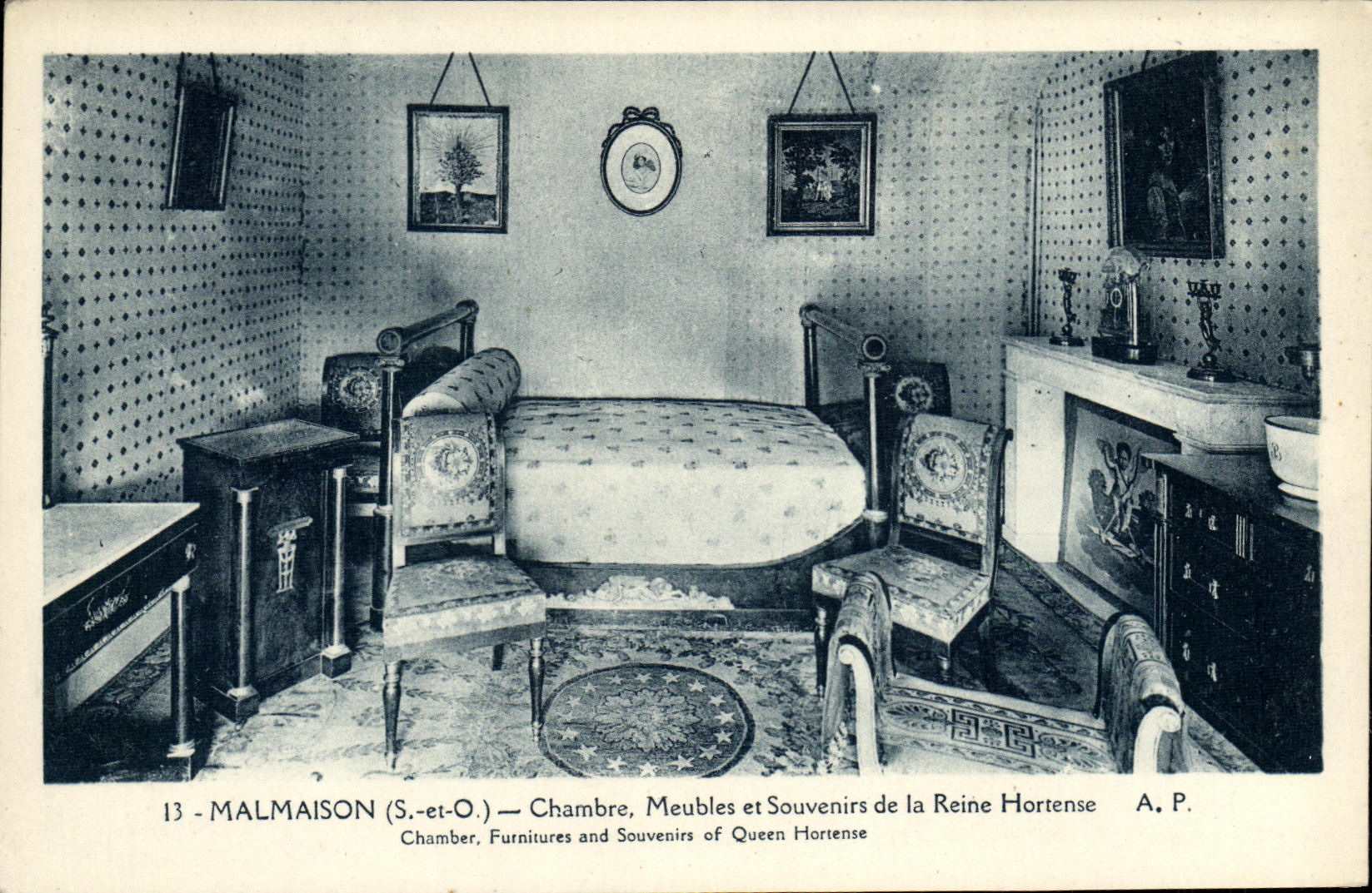 CPA Malmaison Chambre Meubles Et Souvenirs De La Reine Hortense
