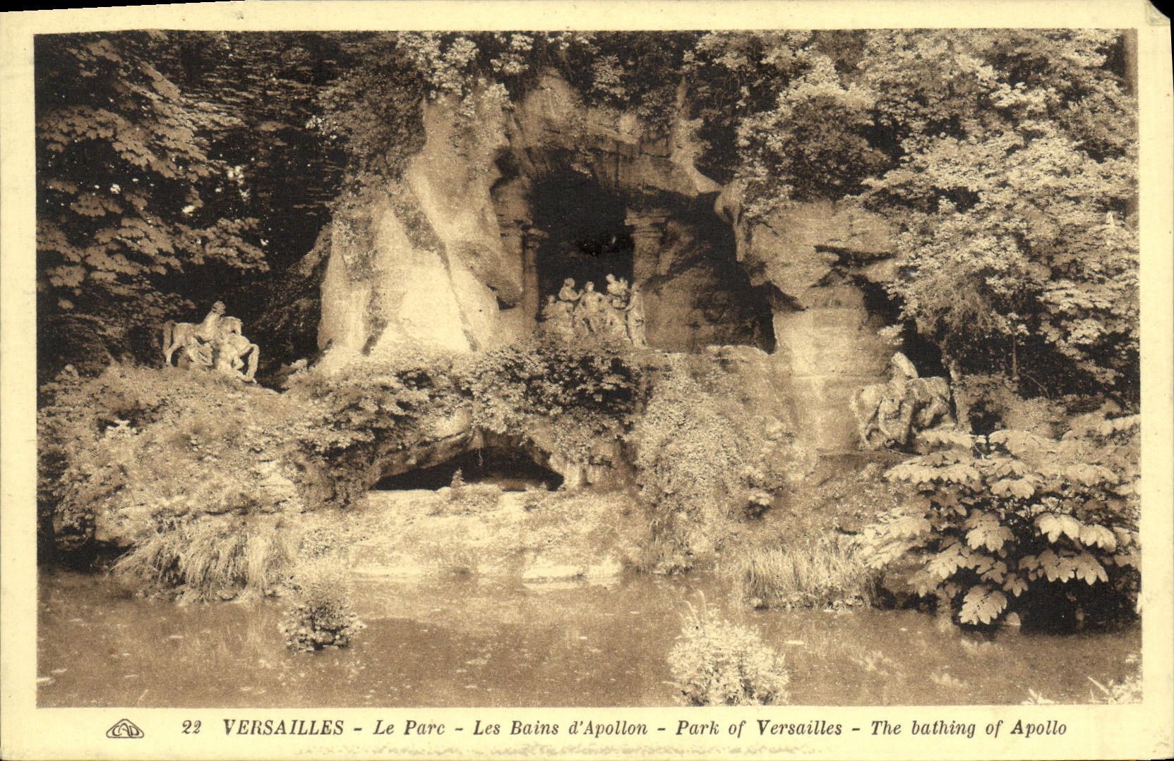 Versailles - Le Parc - Les Bains d'Apollon - Park of Versailles - The bathing of Apollo