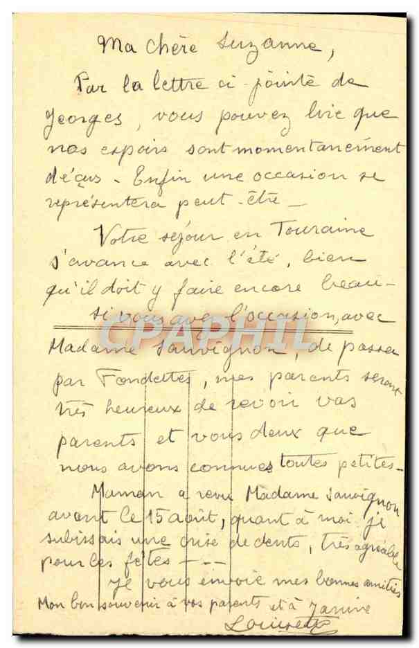 CPA Paris La Tour Saint Jacques — Rückseite