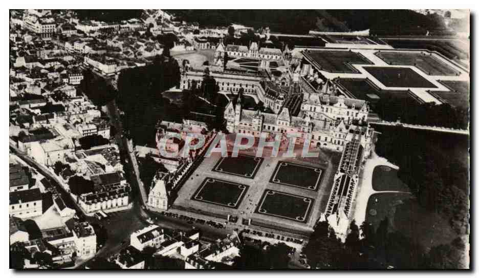Palacio de Fontainebleau — Vista aérea — Photolabo, 4, r. Dancourt, Fontainebleau