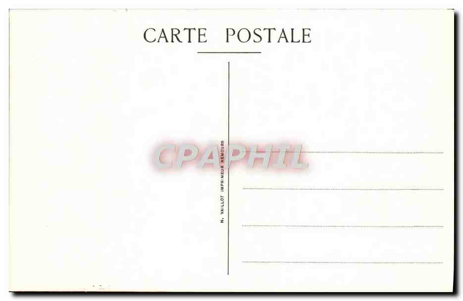 CPA Larchant L'Eglise Vue Du Sud — Rückseite