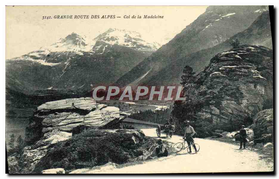 CPA Grande Route Des Alpes Col De La Madeline
