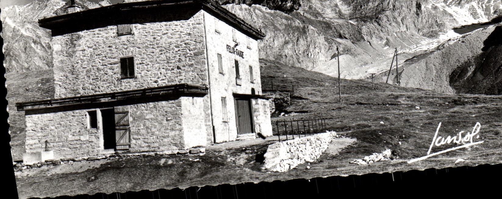 CPM Pralognan La Vanoise Le Refuge Feliux Faure et les pointes le la gliere