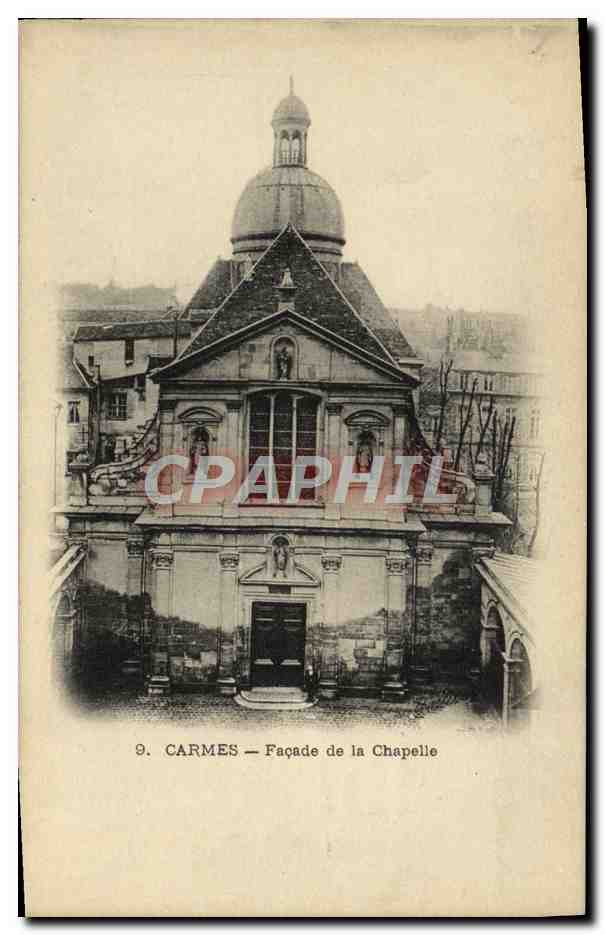 CPA Carmes Facade De La Chapelle