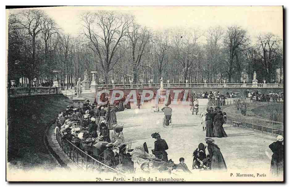 CPA Paris Jardin Du Luxembourg