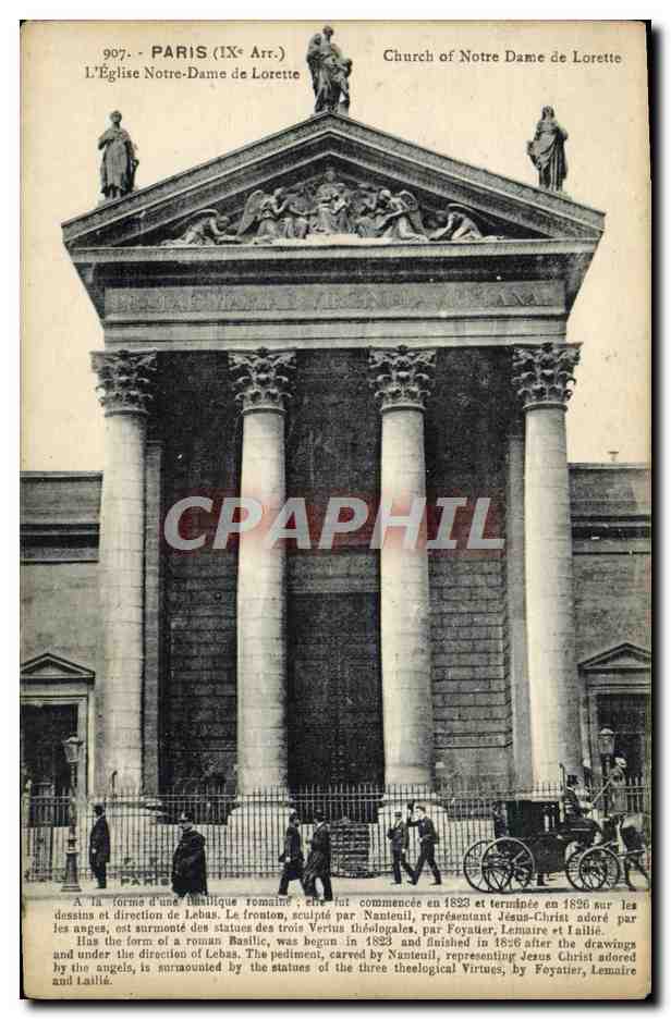 CPA Paris L'Eglise Notre Dame de Lorette 