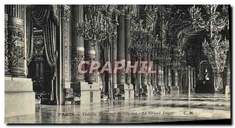 CPA Paris Theatre National De l'Opera Le Grand Foyer