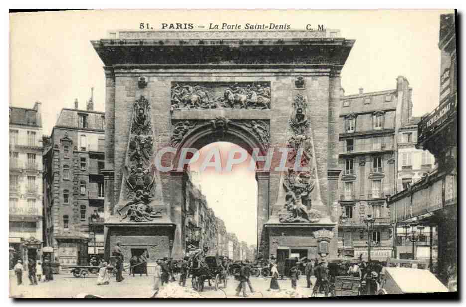CPA Paris La Porle Saint Denis