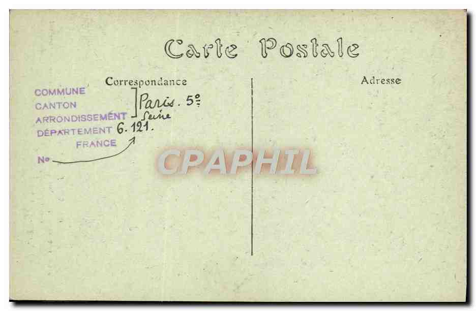 CPA Paris Eglise Saint Julien Le Pauvre Autel suivant la tradition byzantine  — Rückseite