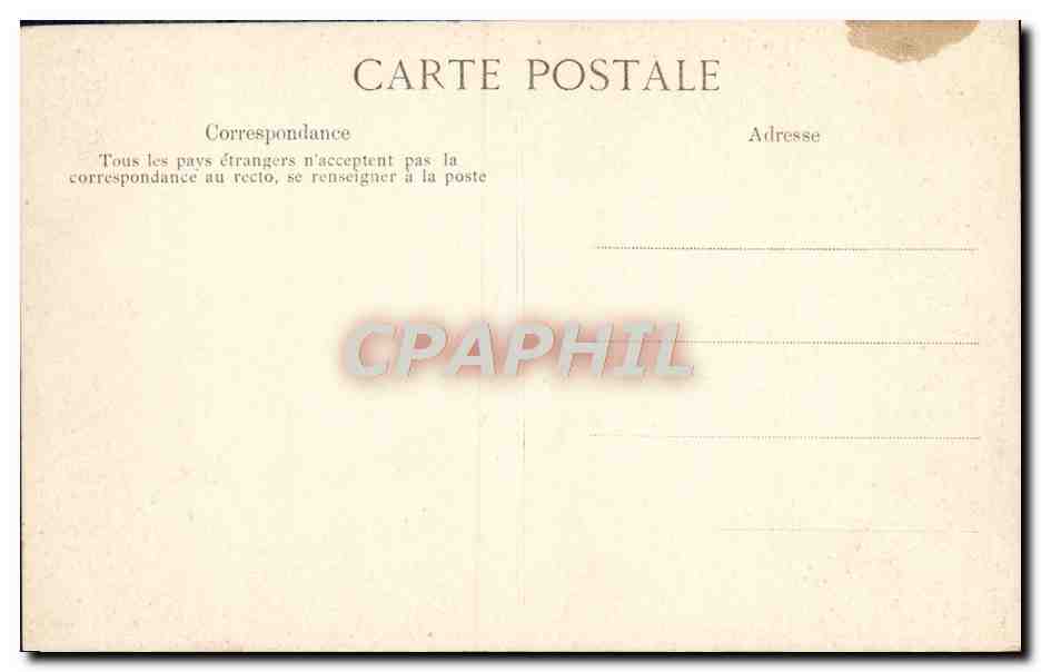 CPA Crue De La Seine Janvier Avenue Montaigne Et Rue Jean Goujon — Rückseite