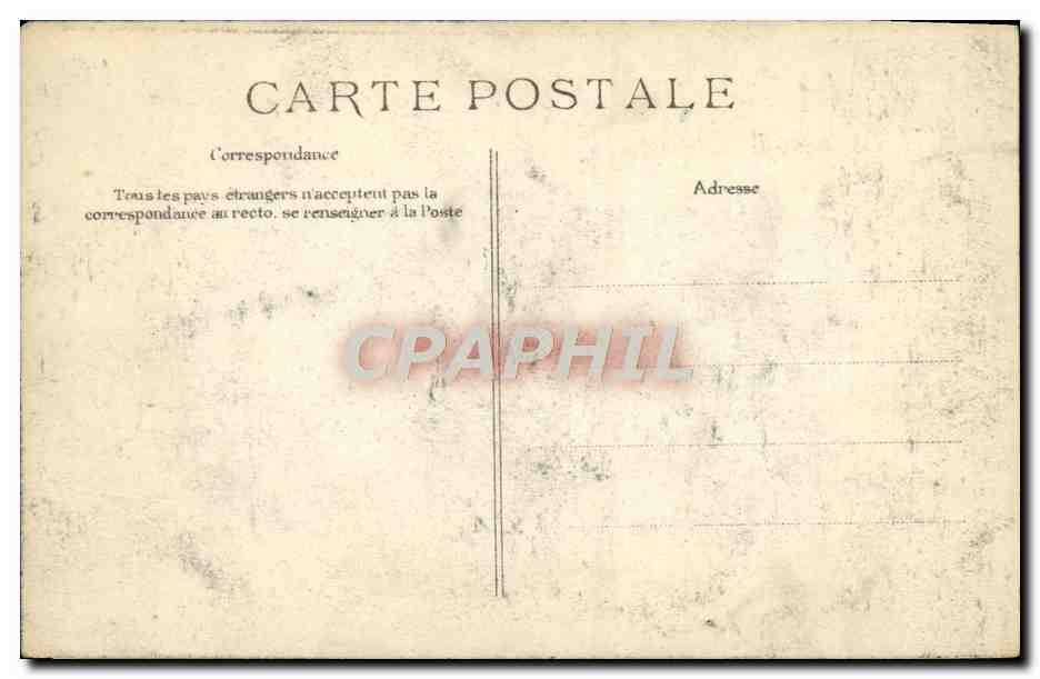 CPA Crue De La Seine Paris Peniches Bateaux  — Rückseite