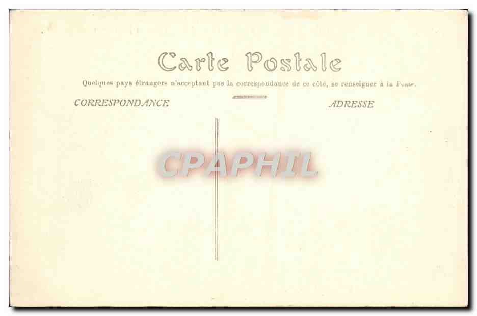 CPA Paris Inonde L'Avenue De Versailles Au Pont De Grenelle — Rückseite