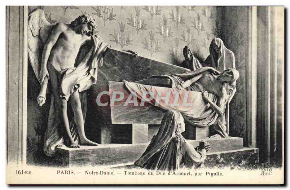 CPA Paris Notre Dame Tombeau Du Duc d'Arcourt Par Pigalle