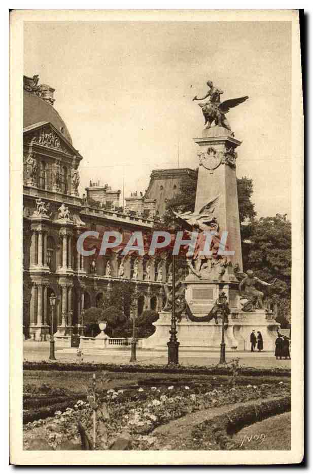 CPA Paris En Flanant Le Monument De Gambetta