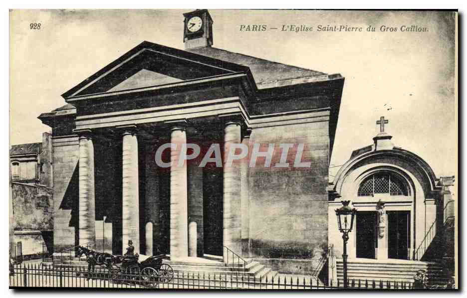 CPA Paris L'Eglise Saint Pierre Du Gros Caillou