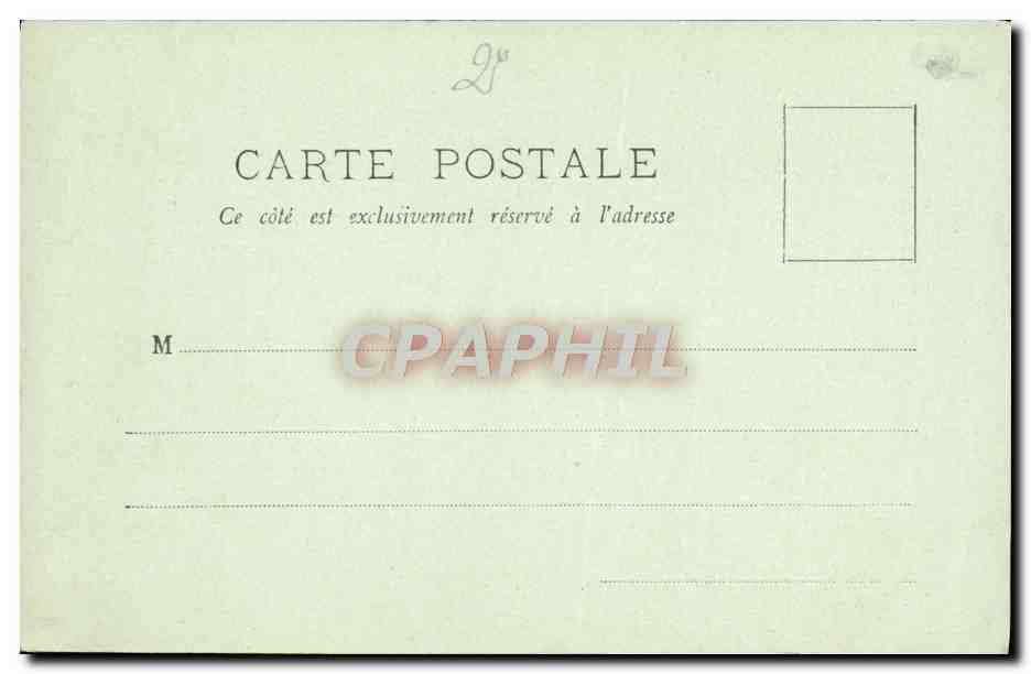 CPA Paris Le Boulevard DEs Capucines — Rückseite
