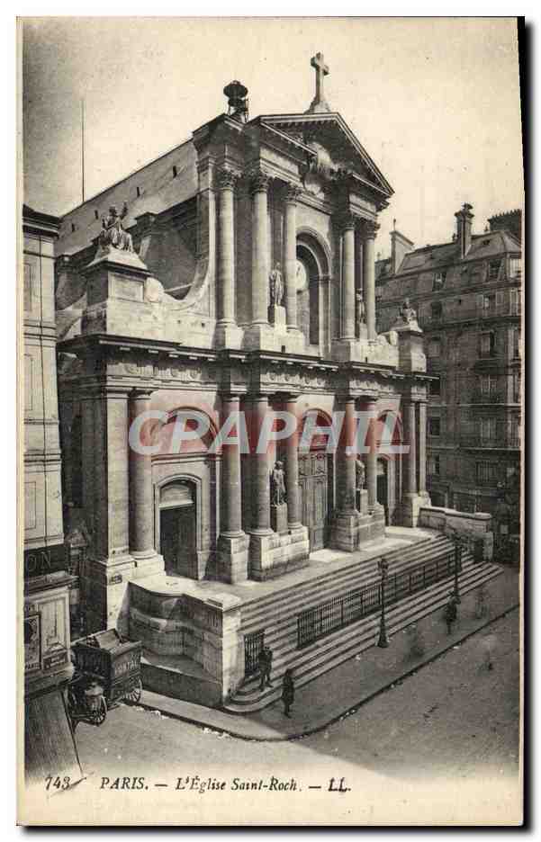 CPA Paris L'Eglise Saint Roch