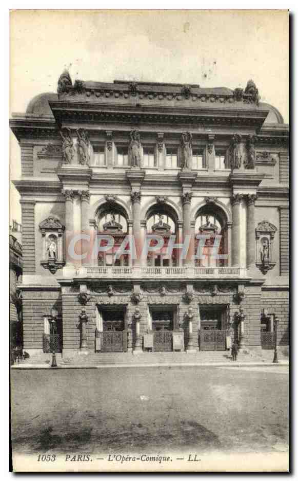 CPA Paris L'Opera Comique