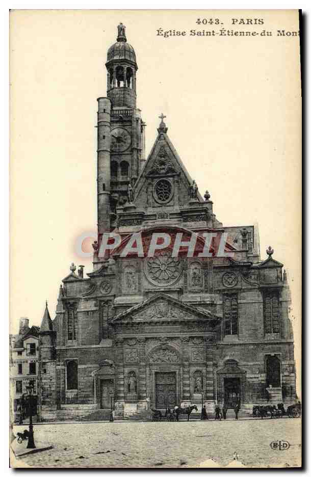 CPA Paris Eglise Saint Etienne du Mont
