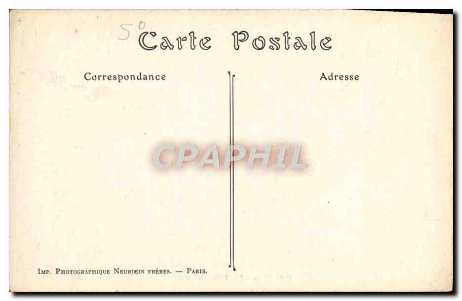 CPA Paris Le Val de Grace — Verso